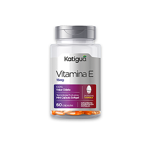 Vitamina E Softgel Katiguá 15mg 60 Cápsulas