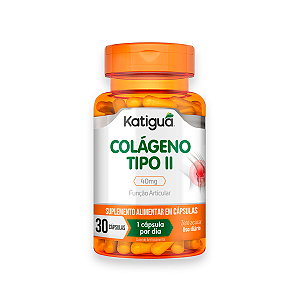 Colágeno Tipo II Katiguá 40mg 30 Cápsulas