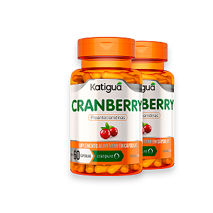 Kit 2 Cranberry Katiguá 60 Cápsulas