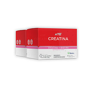 Kit 2 Creatina + Biotina Katiguá 30 Sachês Limão