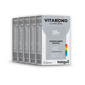 Kit 5 Vitabond Completo Sênior Katiguá 60 Cápsulas