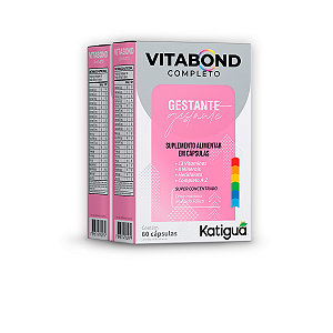 Kit 2 Vitabond Completo Gestante Katiguá 60 Cápsulas