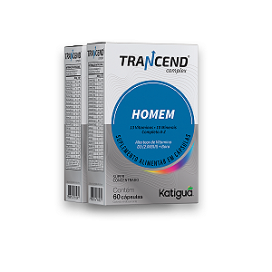 Kit 2 Trancend Completo Homem Katiguá 60 Cápsulas