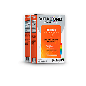 Kit 2 Vitabond Completo Energia Katiguá 60 Cápsulas