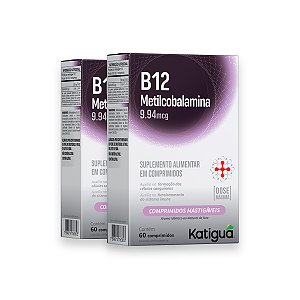 Kit 2 Vitamina B12 Metilcobalamina Katiguá 60 Cápsulas