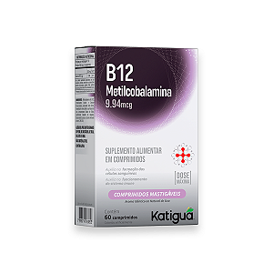 Vitamina B12 Metilcobalamina Katiguá 60 Cápsulas