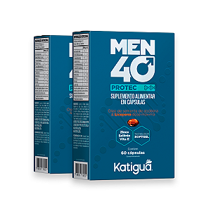 Kit 2 Men 40 Protec Katiguá 640mg 60 cápsulas