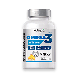 Ômega 3 Concentrado Katiguá 540/360mg 60 Cápsulas