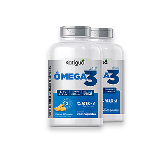 Kit 2 Ômega 3 MEG-3 Katiguá 632mg 240 Cápsulas