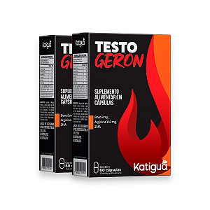 Kit 2 Testogeron Katiguá 500mg 60 Cápsulas