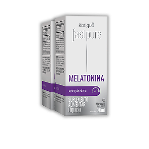 Kit 2 Fast Pure Melatonina + B6 Katiguá 20ml
