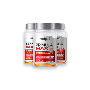 Kit 3 Prímula Max Katiguá 1000mg 60 Cápsulas