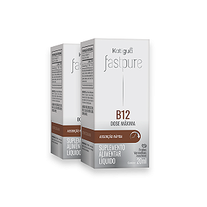 Kit 2 Fast Pure B12 Dose Máxima Katiguá 20ml