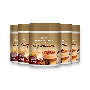 Kit 5 Maca Peruana Cappuccino Katiguá 300g
