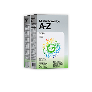 Kit 2 STD Multivitamínico A-Z Katiguá 30 Cápsulas
