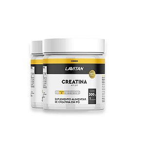 Kit 2 Creatina Lavitan Pó 300g
