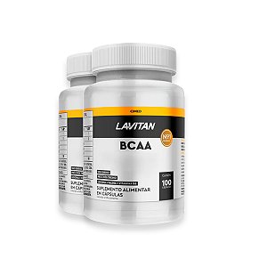 Kit 2 BCAA Lavitan 100 Cápsulas
