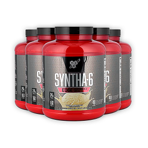 Kit 5 Syntha 6 Optimum Nutrition Baunilha Milkshake 1.82Kg