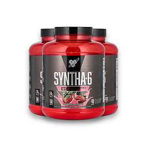 Kit 3 Syntha 6 Optimum Nutrition Morango Milkshake 1.82Kg
