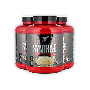 Kit 3 Syntha 6 Optimum Nutrition Baunilha Milkshake 1.82Kg