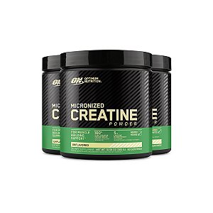 Kit 3 Creatina Micronized Optimum Nutrition 300g