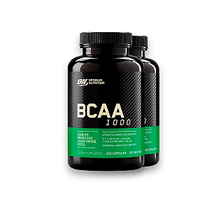 Kit 2 BCAA 1000 Optimum Nutrition 200 Cápsulas