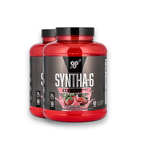 Kit 2 Syntha 6 Optimum Nutrition Morango Milkshake 1.82Kg