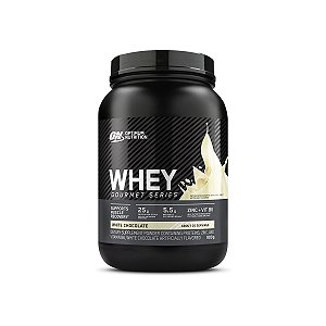 Whey Gourmet Optimum Nutrition Chocolate Branco 900g