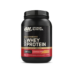 Whey Gold Standard Optimum Nutrition Banana Morango 907g