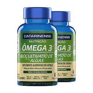 Kit 2 Ômega 3 Algas Biocultivado Catarinense 120 Capsulas