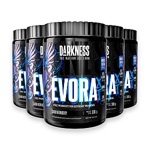 Kit 5 Pré Treino Évora XT Darkness Neon Berry 300g