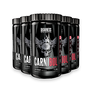 Kit 5 Proteína de Carne Darkness Chocolate 900g