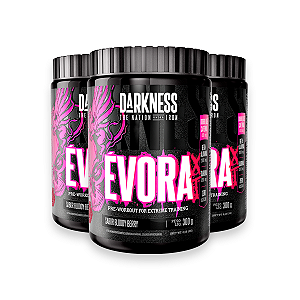 Kit 3 Pré Treino Évora XT Darkness Bloody Berry 300g