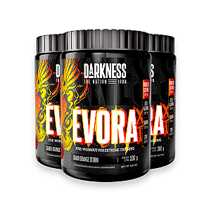 Kit 3 Pré Treino Évora XT Darkness Orange Storm 300g