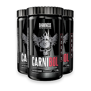 Kit 3 Proteína de Carne Darkness Caramelo Salgado 900g
