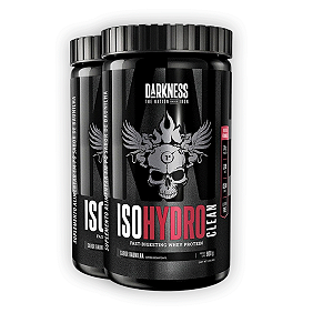 Kit 2 Whey Protein Iso Hydro Darkness Baunilha 900g