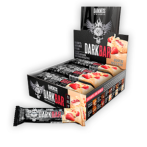 Barra Proteína Darkness Morango com Chocolate Branco 8Und