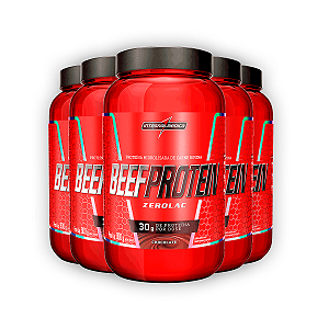 Kit 5 Proteína Hidrolisada Beef Integral Medica Chocolate 900g