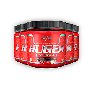 Kit 5 Pré Treino Huger Integral Medica Apple Dream 320g