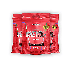 Kit 3 Whey Protein 100% Puro Integral Medica Di Latte 900g