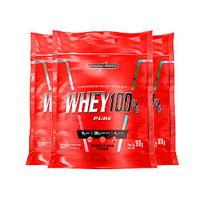 Kit 3 Whey Protein 100% Puro Integral Medica Cookies Cream 900g
