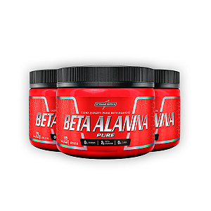 Kit 3 Beta Alanina Pura Integral Medica 123g