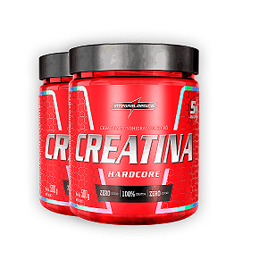 Kit 2 Creatina Monohidratada Hardcore Integral Medica 500g
