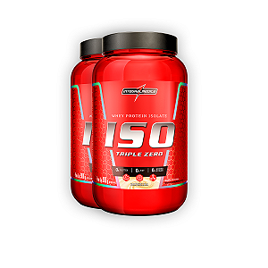 Kit 2 Whey Protein Iso Triple Zero Integral Medica Baunilha 900g