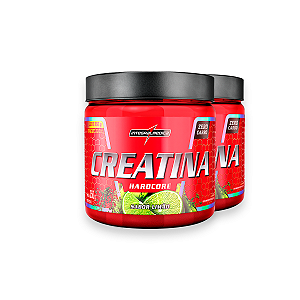 Kit 2 Creatina Hardcore Integral Medica Limão 350g