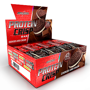 Barra Proteína Crisp Integral Medica Cookies Cream 12Und
