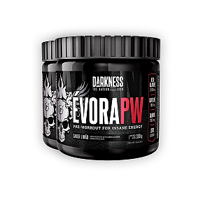 Kit 2 Pré Treino Évora V2 Darkness Limão 300g