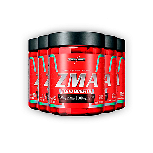Kit 5 ZMA Testo Booster Integral Medica 60 Cápsulas