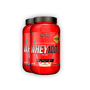 Kit 2 Whey 100% V2 Integral Medica Baunilha 900g