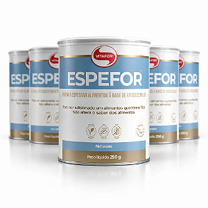 KIT 5 Espefor Vitafor 250g Espessante Alimentar